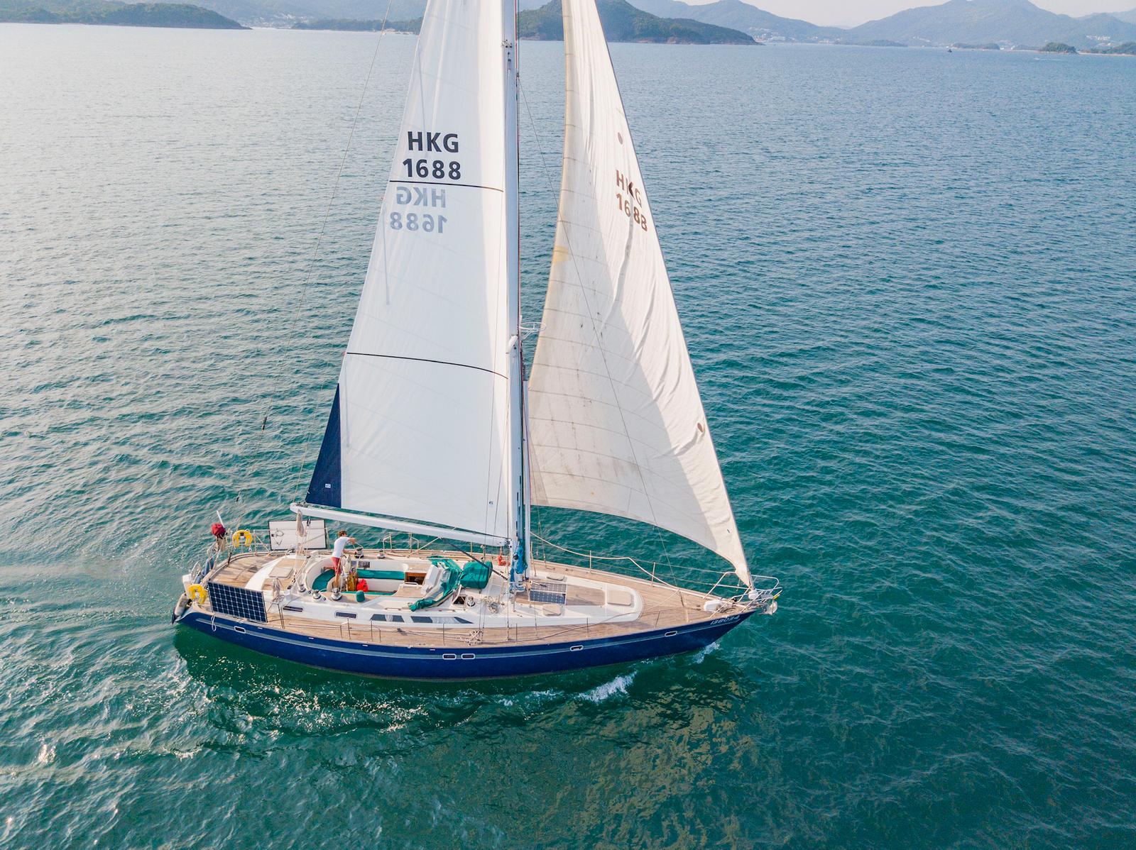 56 foot sailing yacht